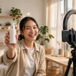 Creator menerima sample free TikTok Affiliate untuk dibuat review